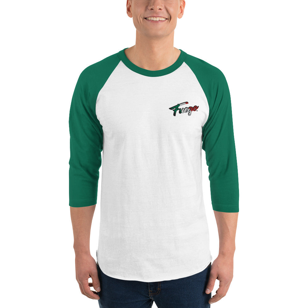 Mexico 3/4 sleeve raglan shirt