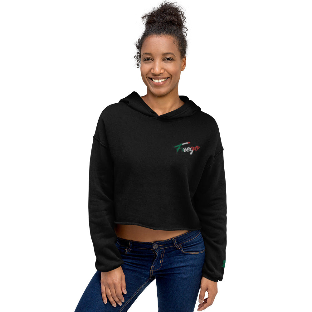 Mexico Crop Hoodie