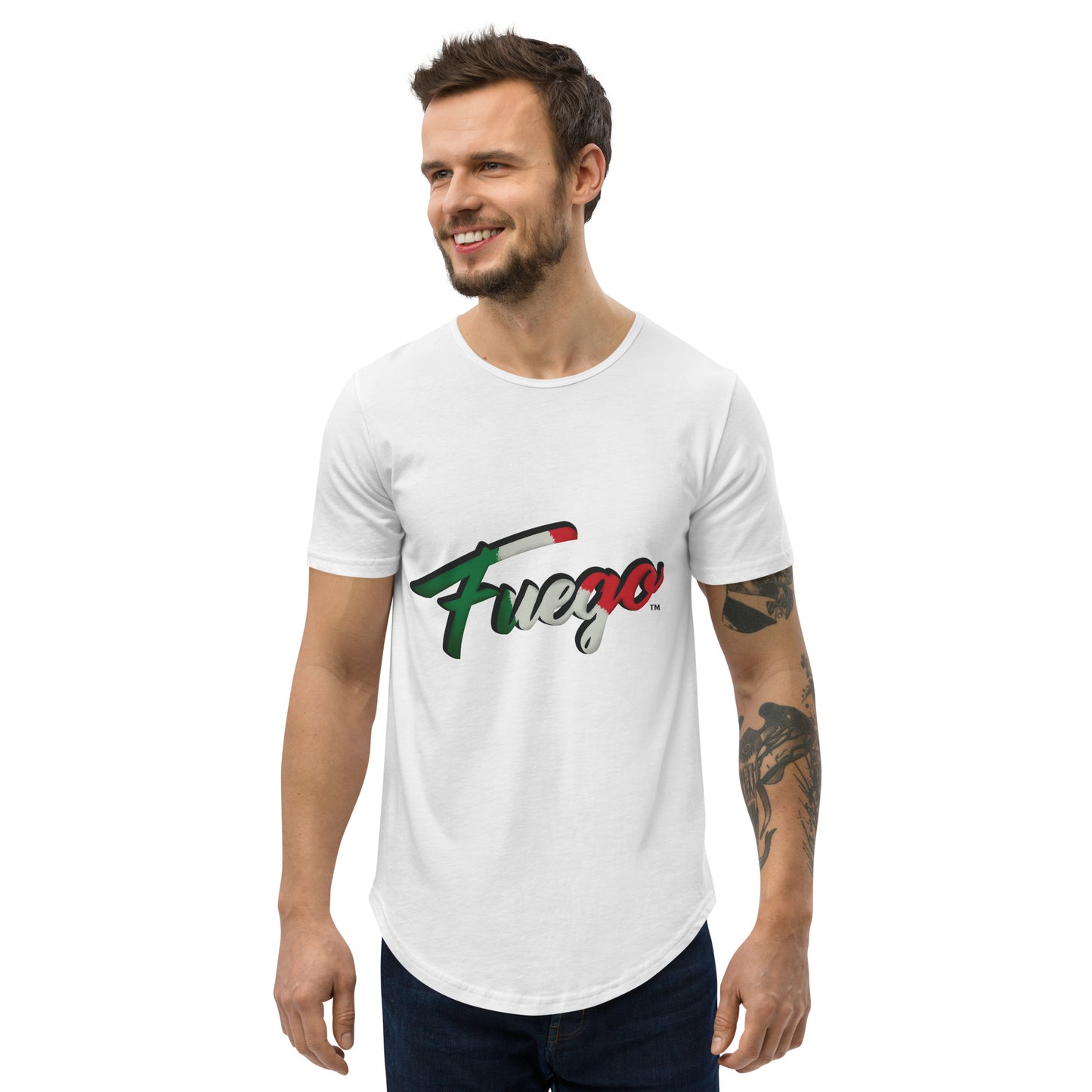 Men's Curved Hem T-Shirt