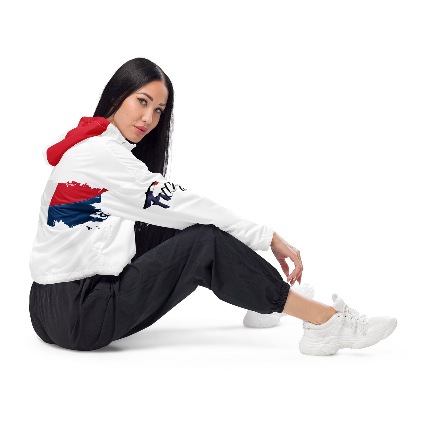 Dominican Women’s cropped windbreaker