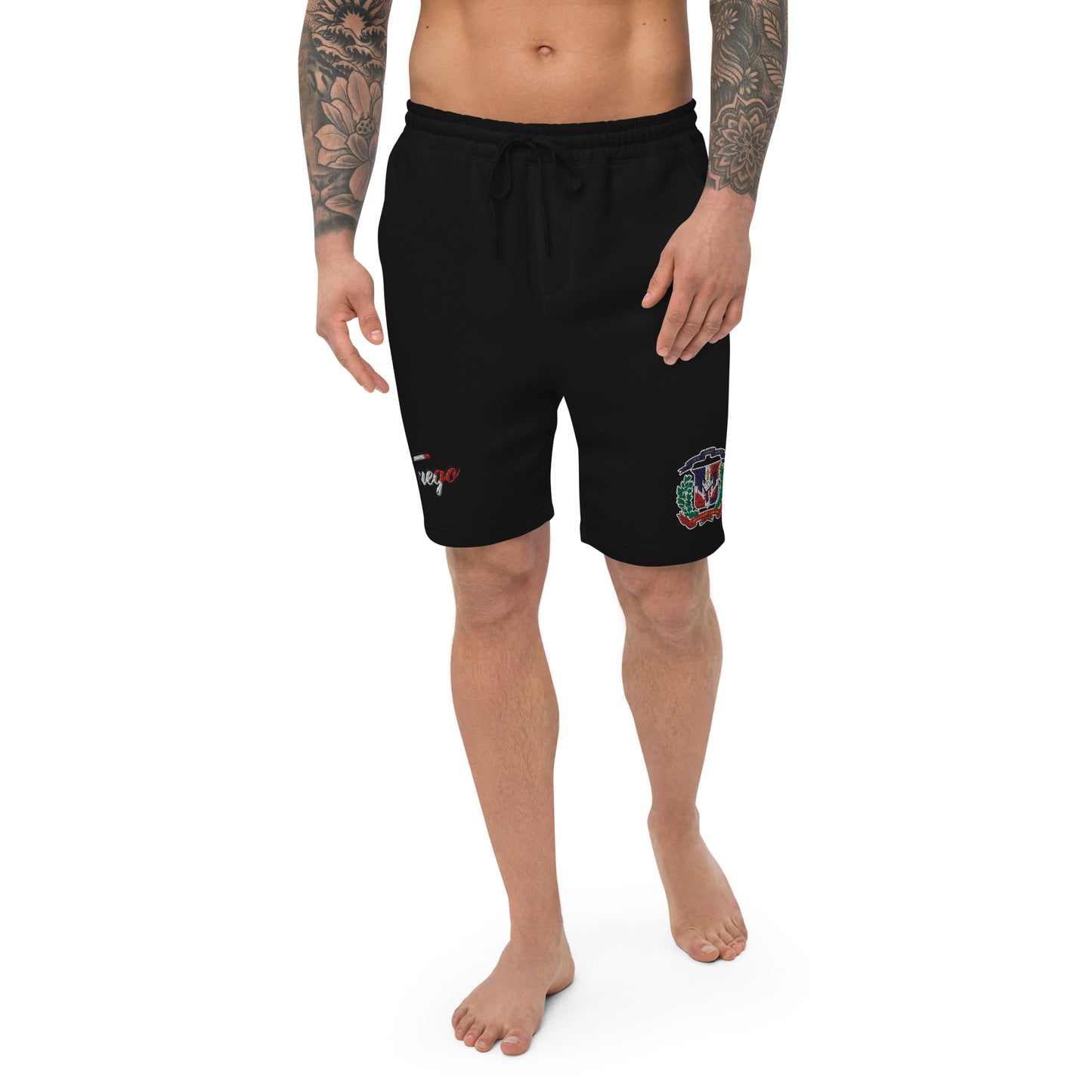 Dominican symbol Men's fleece shorts