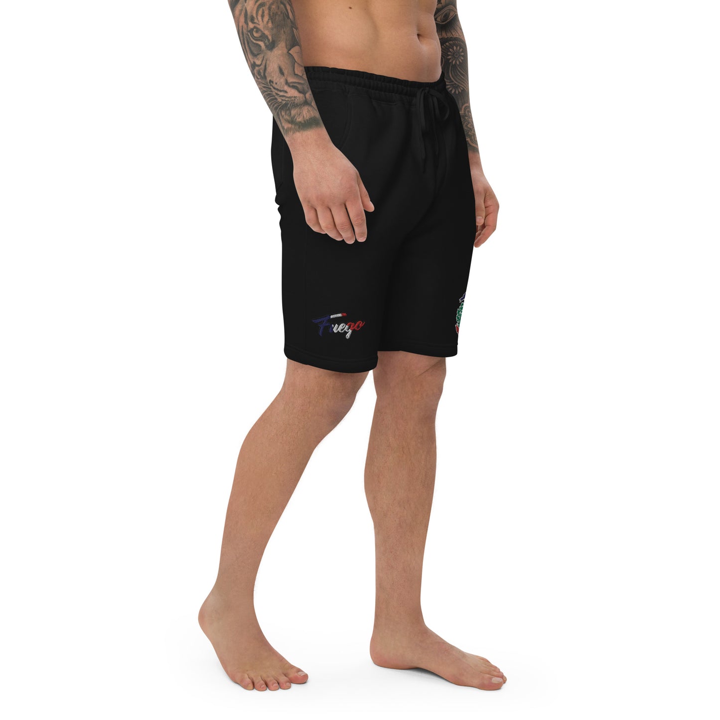 Dominican symbol Men's fleece shorts