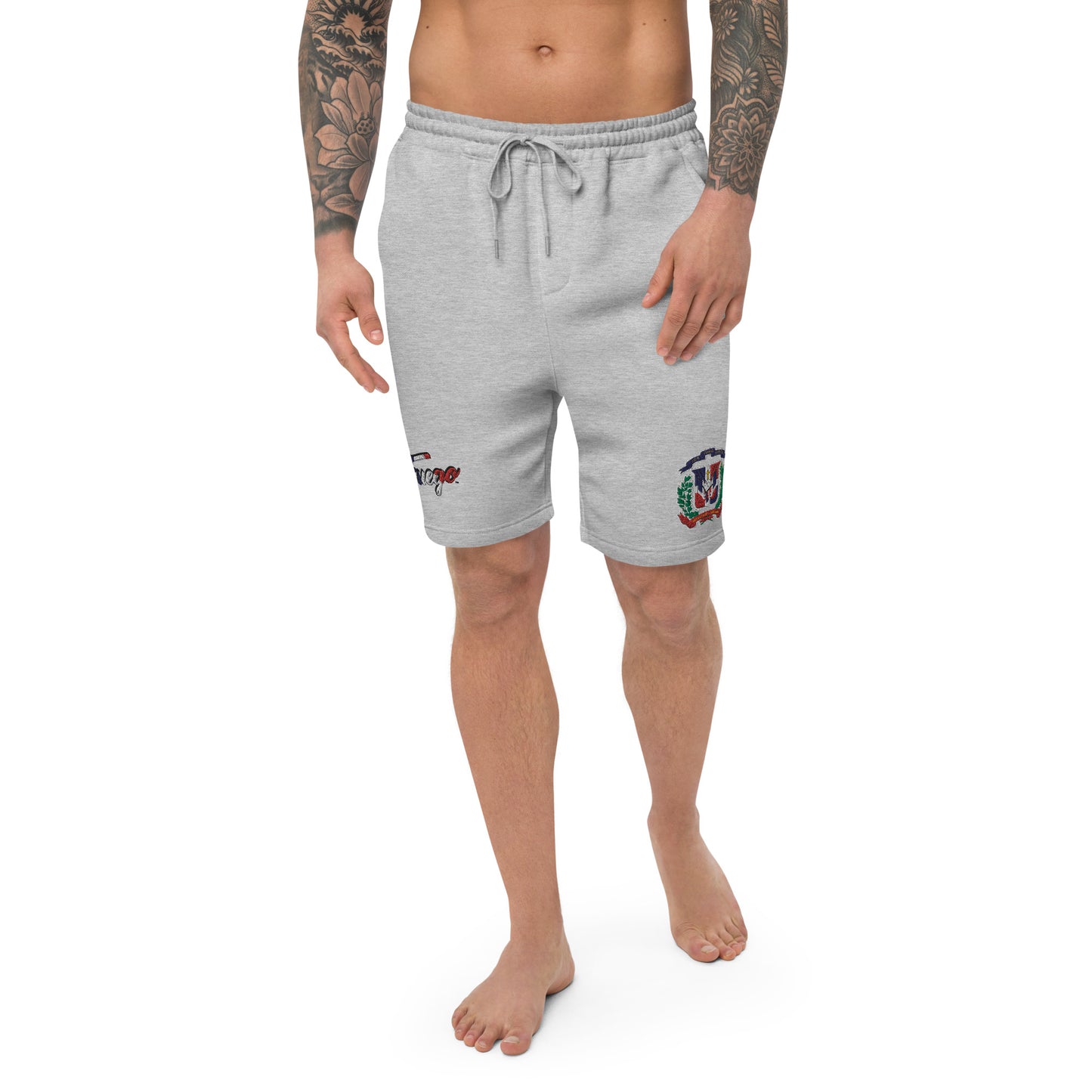 Dominican symbol Men's fleece shorts