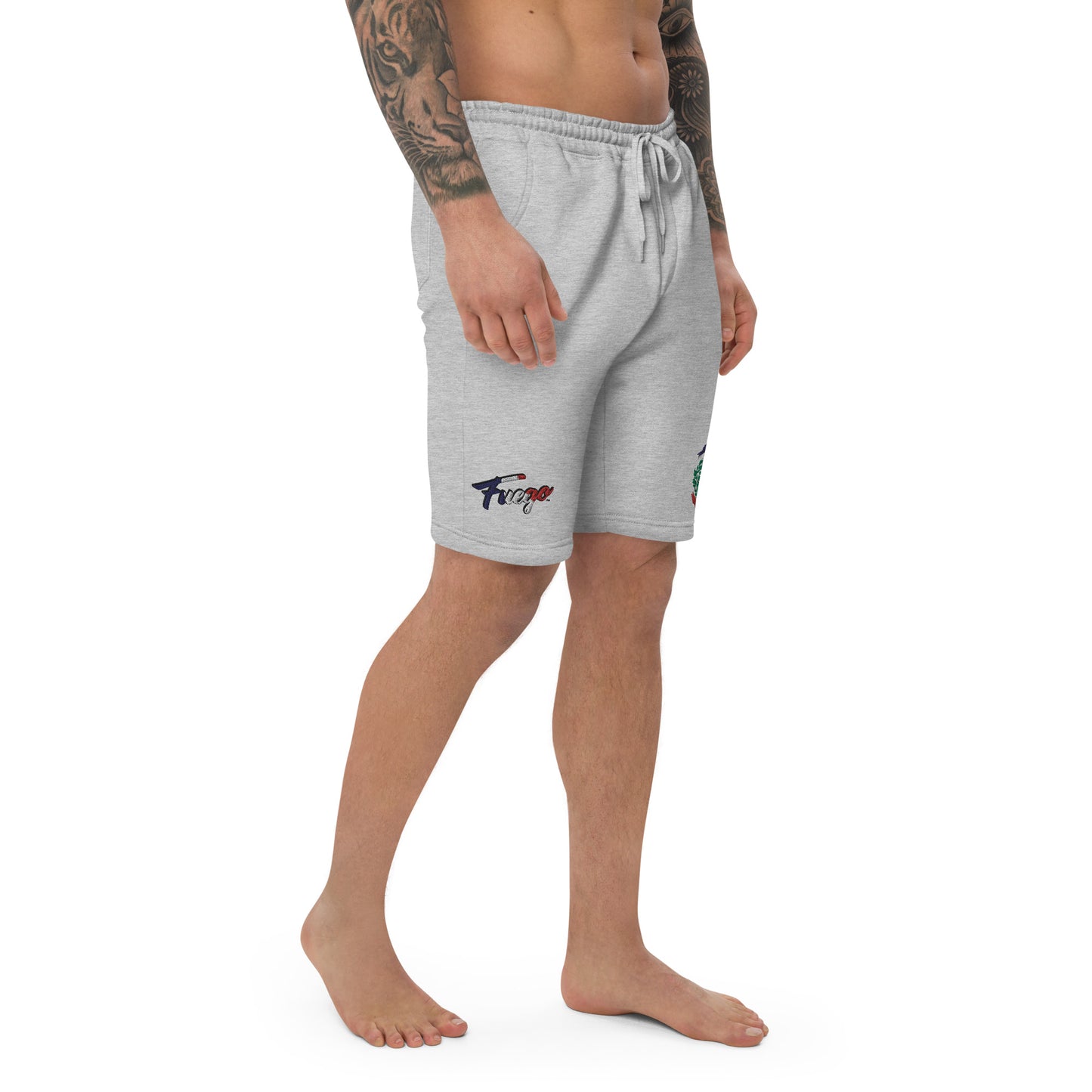 Dominican symbol Men's fleece shorts