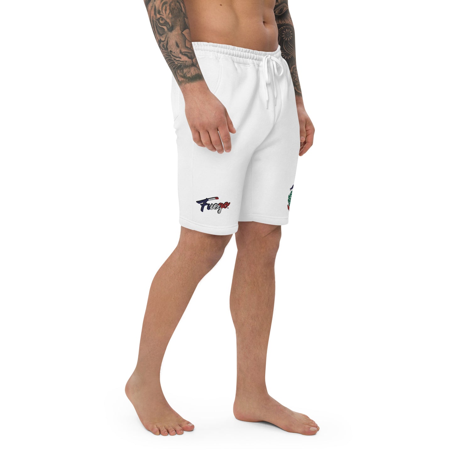 Dominican symbol Men's fleece shorts