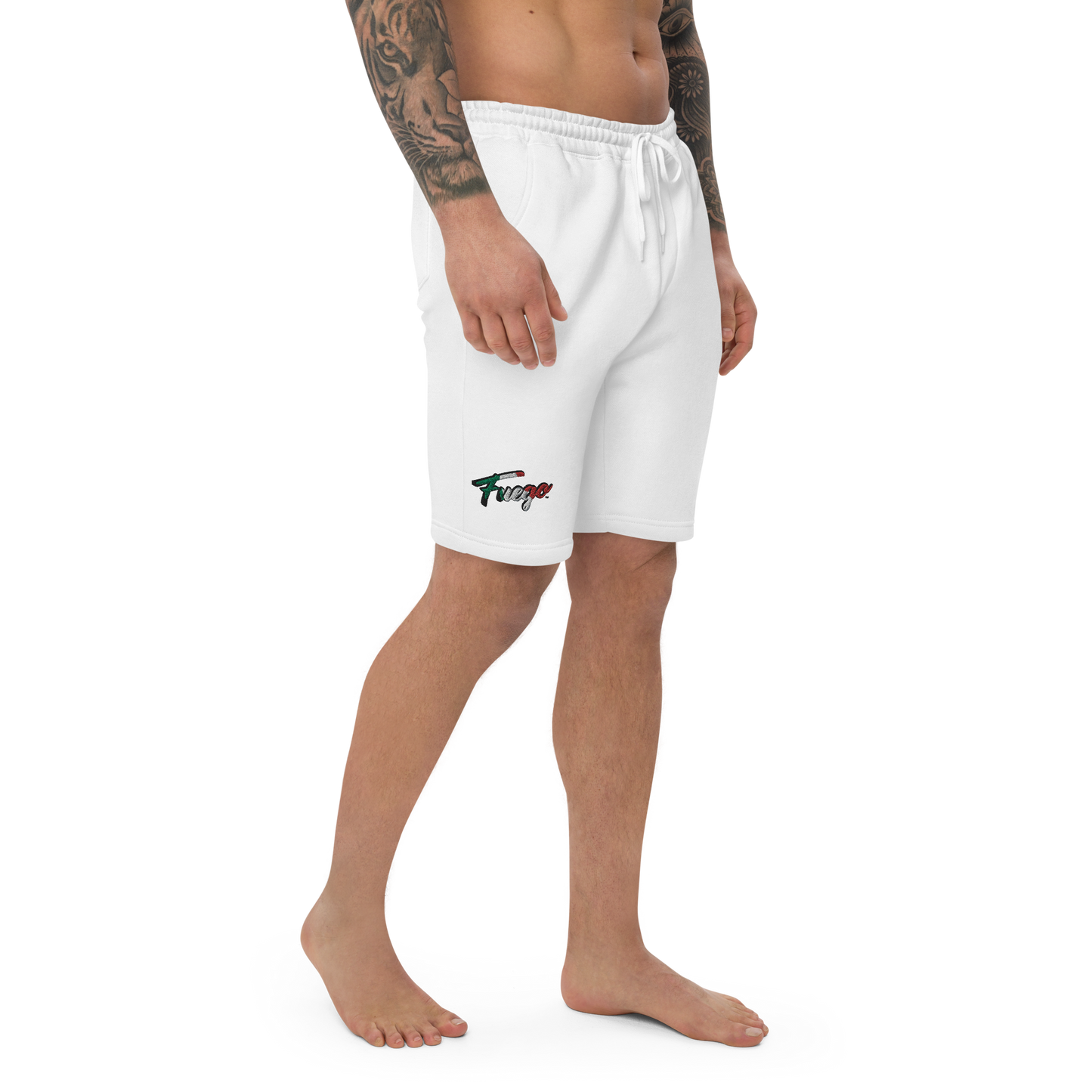 Men's fleece shorts Embroidered Logo