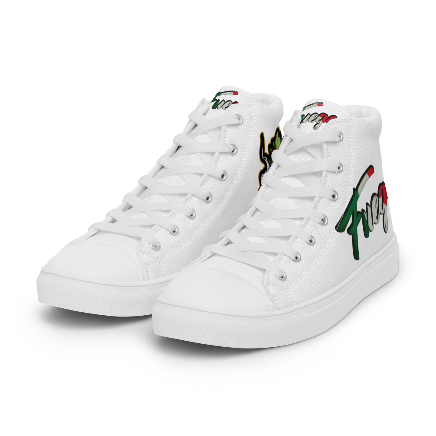 Men’s high top canvas shoes